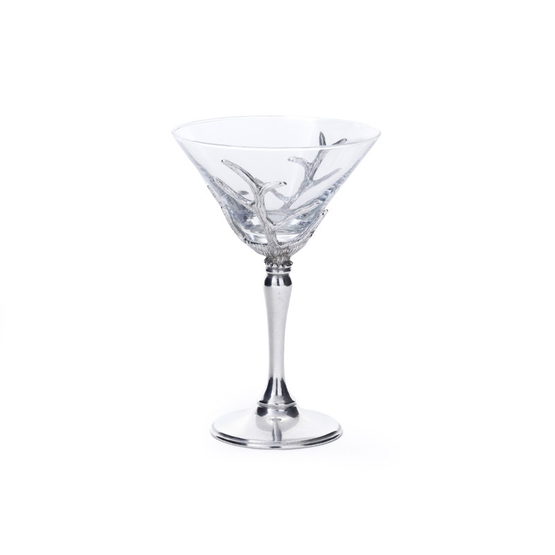 Verre à martini et étain Encinas