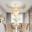 Lustre en cristal à 4 lumières Jamie