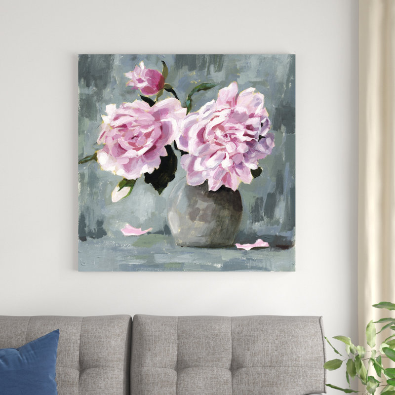" Peony Study I ", 36" H x 36" W x 1.25" D