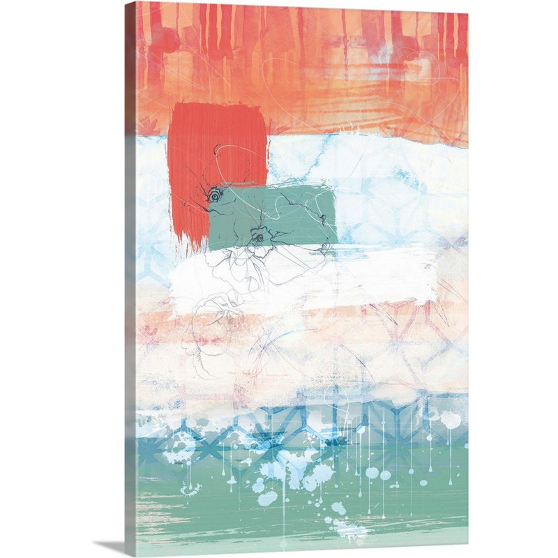 Reproduction d’art sur toile, "inattendue Bloom no. 2" par Louis Duncan-he, Toile tendue, H 24 po x l 16 po x P 1,25 po