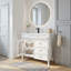 Meuble-lavabo autoportant 36 po avec éclairage à capteur, lavabo en verre à motifs et rangement Farmhouse-1902868378