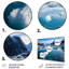Ensemble de 5 décorations murales à couper le souffle en Alaska II