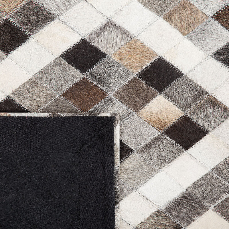 Vesper Rectangle Geometric Hand Woven Area Rug, Rectangle 140 X 200 Cm
