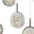Bubbling Glow Dimmable Integrated LED Rectangular Chandelier