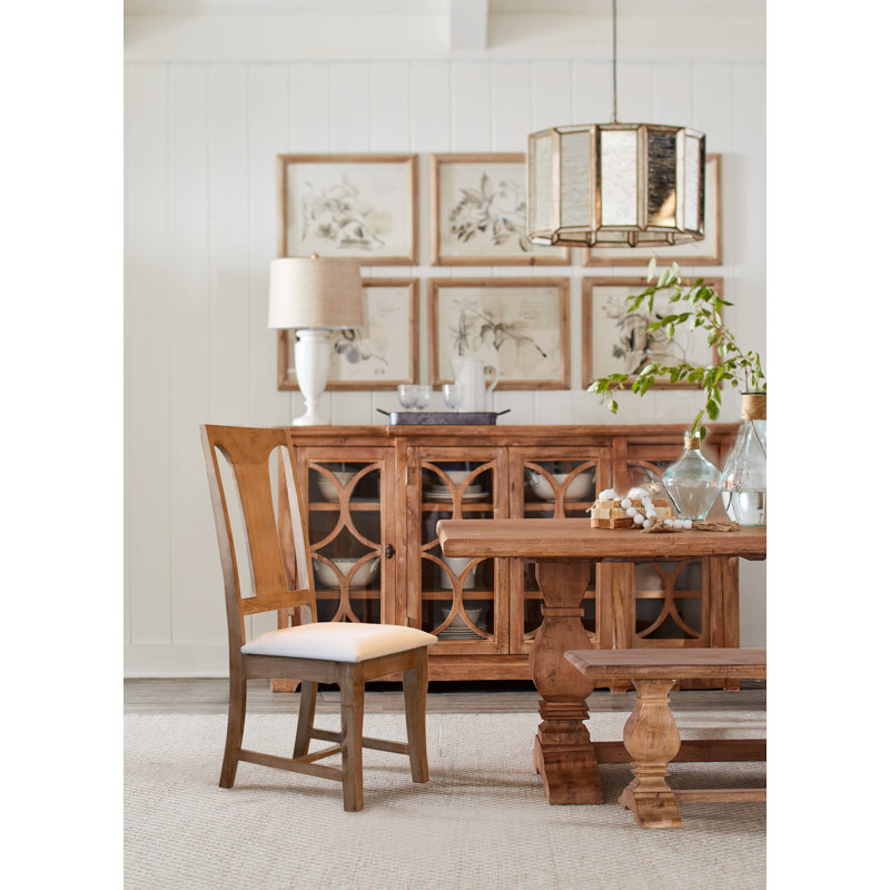 Solid Wood Dining Table, 40" W x 84" L