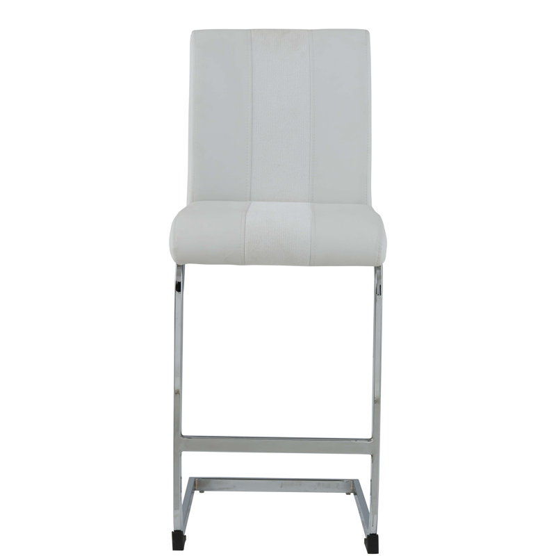 Tabouret de comptoir 26 po Arum, Gris, 1