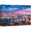 Architecture, coucher de soleil pastel, New York, paysage urbain, centre-ville, bâtiments, photo, art moderne-101092795