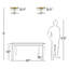 Plafonnier encastré 3 lumières 15 po Reichert-34406695-34406694