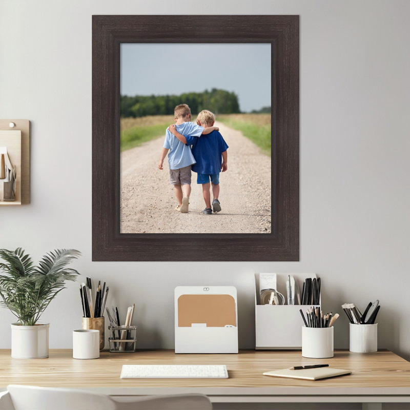 Cadre photo incliné, 16 x 20, Sloped Espresso