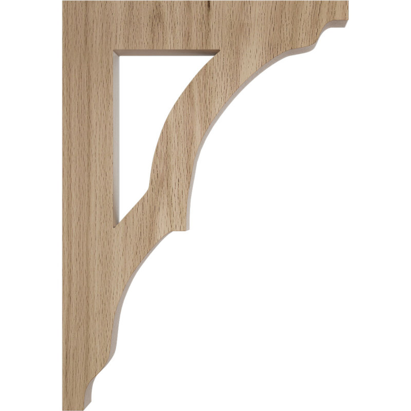 Support en bois Avila, Chêne rouge, H 10,5 po x l 1,75 po x P 7,5 po