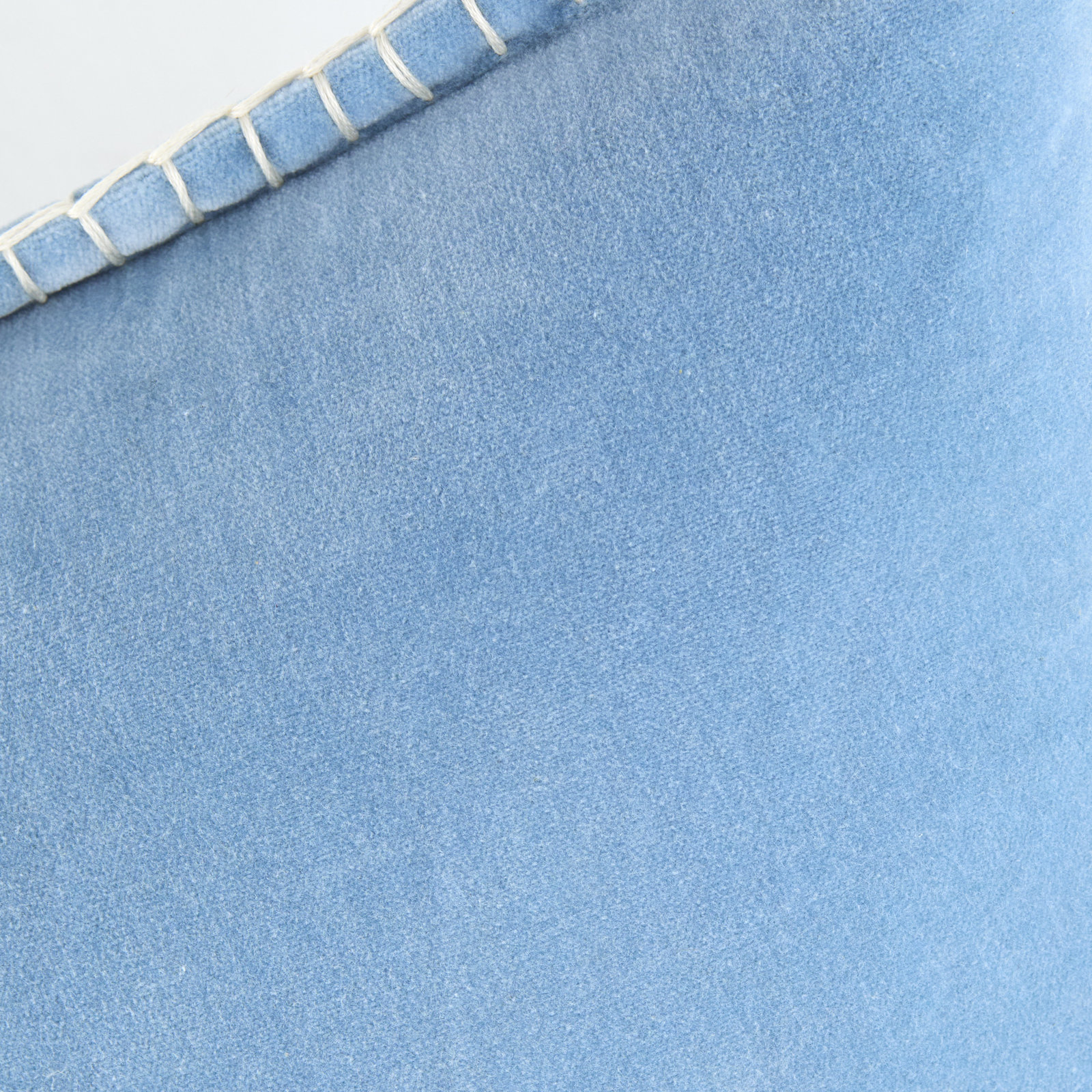 Montrose Cotton Pillow Cover, Blue, Square 22", Pillow Cover Only - No Insert