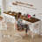 40" Small Desk With Power Outlets And USB,Rustic Farmhouse Computer Desk With Drawers & Side Storage,Writing Table For Home Office,Bedroom,Vanity-240382303-238966669