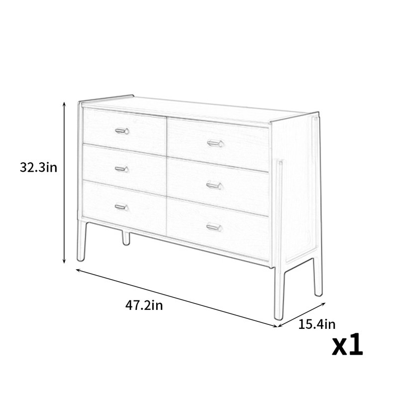 Armoire d'appoint pratique de style médiéval