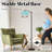 Arc Floor Lamp with Adjustable Lampshade Seashells Starfish Clear Ocean Water Sandy Coastal Summer Standing Lamp 3 Color Temperatures Dimmable Tall Pole Lamp with Foot Switch for Bedroom