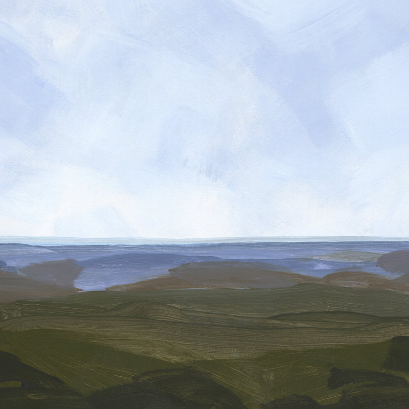 Skyline Drive II by Jacob Green - Wrapped Canvas Painting, 91cm H x 91cm W
