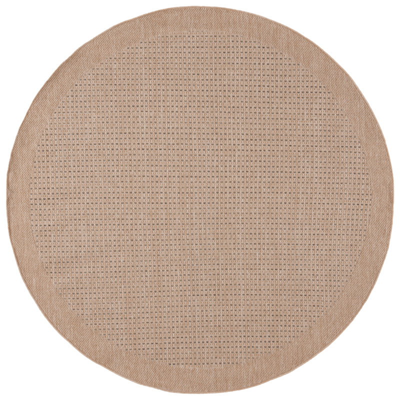 Danieliz Performance Performance Geometric Rug, Round 6'7"