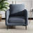 29" W Upholstered Velvet Club Accent Chair-336340862