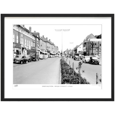 Orpington, High Street C1960 by Francis Frith - Single Picture Frame Print