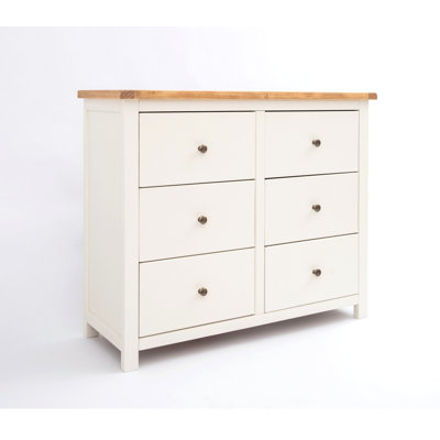 Yahya 110cm W 6 - Drawer Chest of Drawers