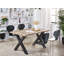 Norberg Extendable Metal Base Dining Table