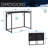 Space Saving Folding Desk - Black-418299612