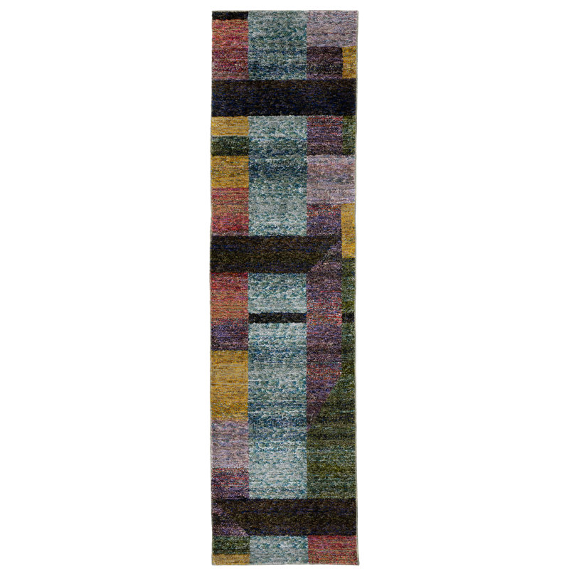 Matlock Performance Geometric Indoor Rug, Runner 2'3" x 8'