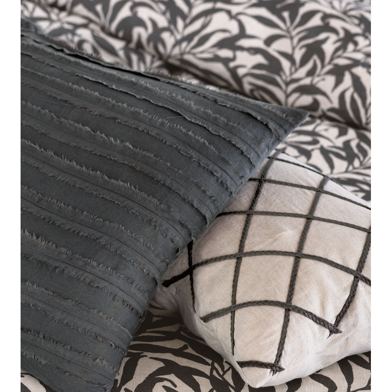 Camilla Linen Lumbar Pillow Cover & Insert
