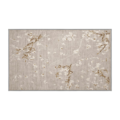 Machine Washable Gray Area Rug