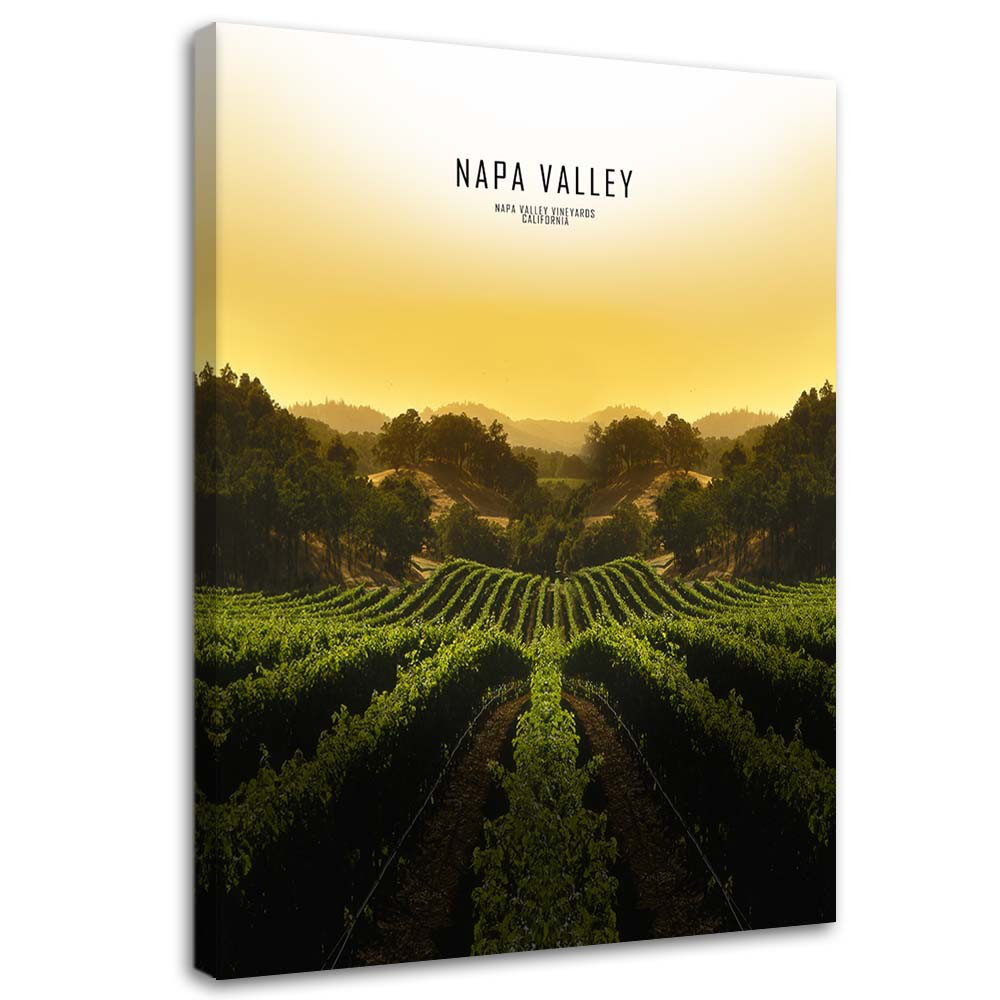 Leinwandgemälde Napa Valley Landscape