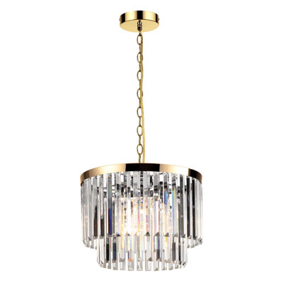 Nawrocki 5 - Light Gold Crystal Pendant