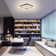 Led Ceiling Light Dimmable Stepless Nickel Matt Square Atasia