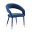 Chaise rembourrée en velours Sina-624624654