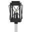 Montecito Black 20.5" H Hardwired Lamp Post (Full)