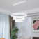 Led Pendant Lamp Hanging Lamp 6053 With Remote Control Light Colour Warm White Neutral White Cold White Adjustable Dimmable Height Adjustable