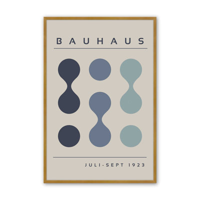 Midnight Bauhaus Flow Print