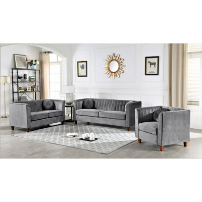Godefroy 3 - Piece Living Room Set