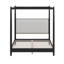 Canopy Bed Frame With Upholstered Headboard, Post-1758710238-1758710239