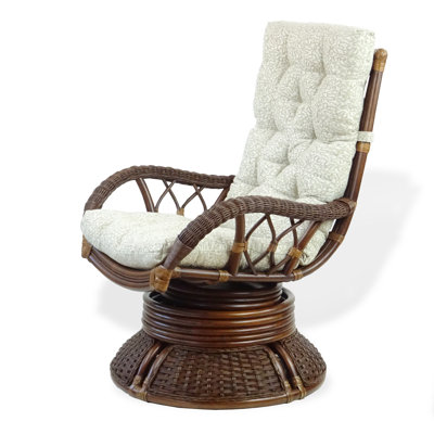 Upholstered Swivel Accent Chair