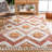 Evadale Tassel Shag Performance Southwestern Rug-2109476292