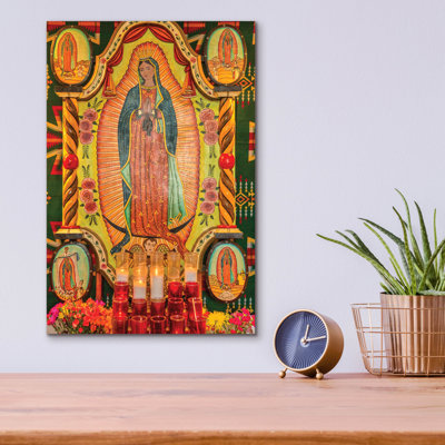 Bungalow rose «Ysleta Madonna» par Mark A Paulda, art mural en verre acrylique