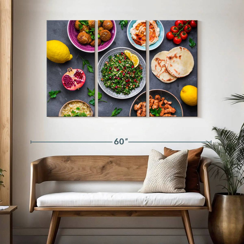 Yarlin Middle Eastern Feast, 32" H x 50" W