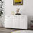 Versatile Three-Compartment Side Table