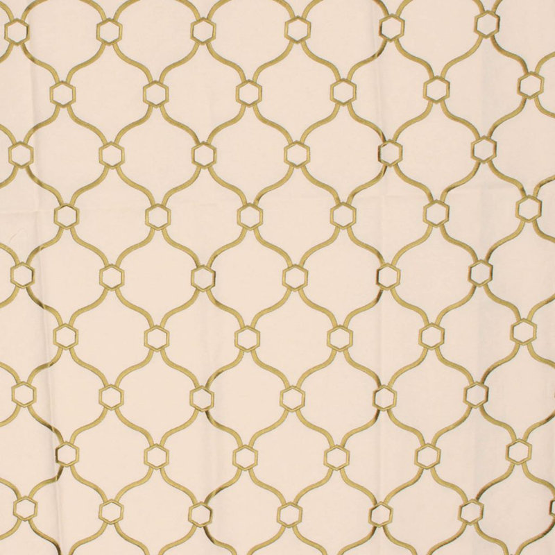 Suite Picardie Quatrefoil Fabric, Grass