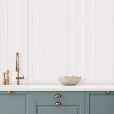 Papier peint adhésif Beadboard