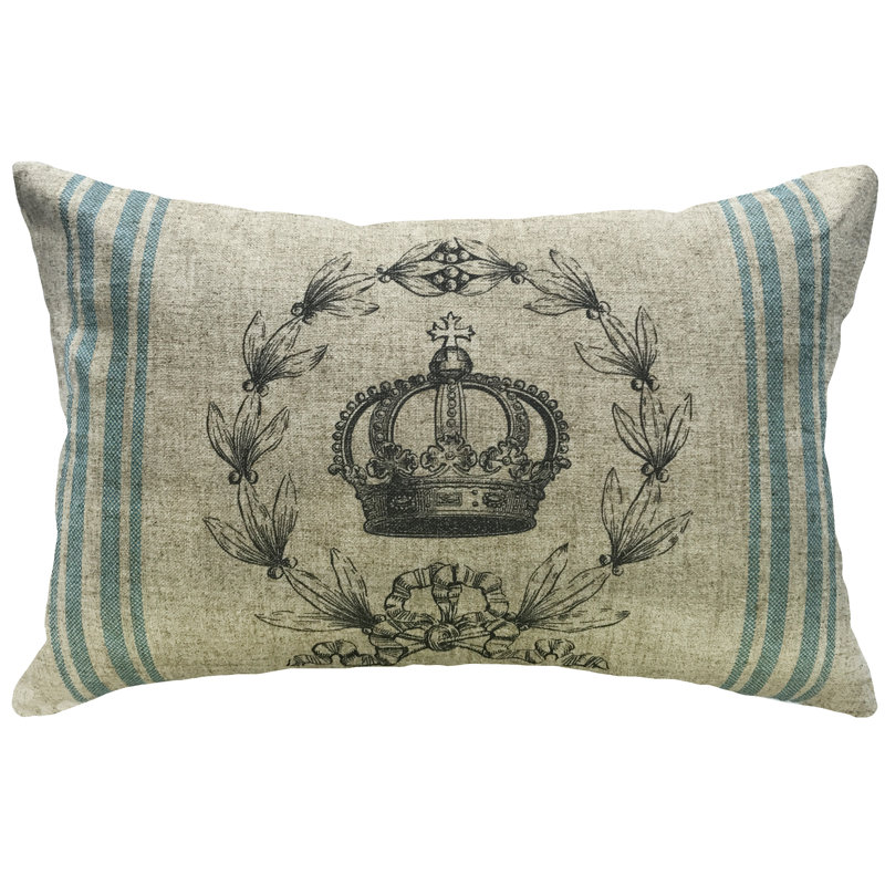  Crown Grainsack Linen Lumbar Pillow