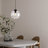 1-light 10'' Glass Globe Single Pedant Light