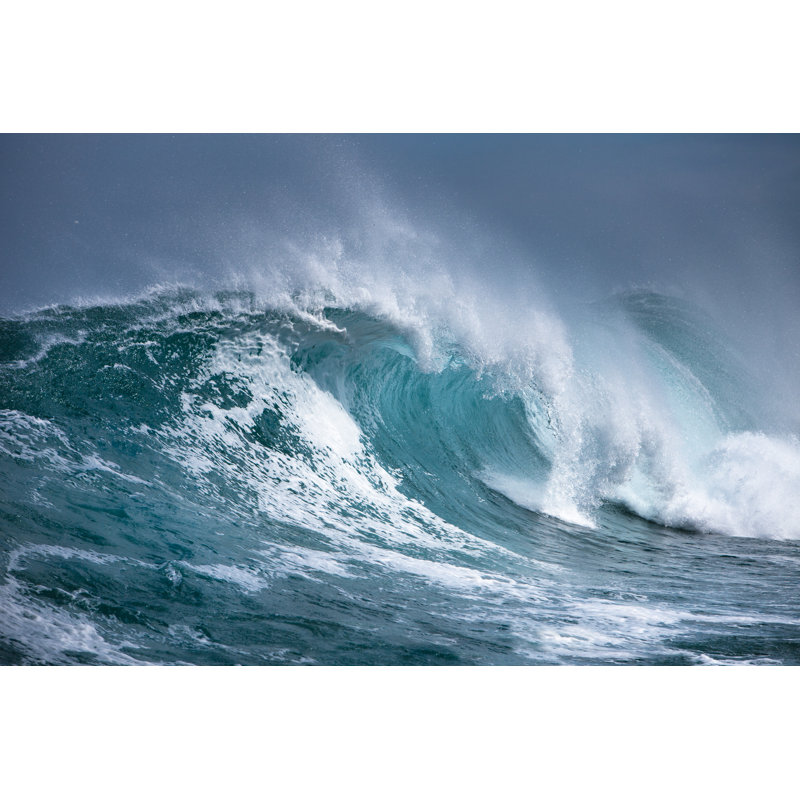 Ocean Wave - Wrapped Canvas Print, 30cm H x 46cm W x 3.8cm D