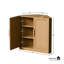 Armoire d'appoint de coin en bois naturel avec portes et rangement peu encombrant P 16 po x l 31 po x H 31 po-1962771749-1962771672