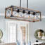 Lustre 5 lumières avec abat-jour Industrial Farmhouse-1960790921