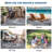 Outdoor Rug, Reversible Patio Rug, Large Vintage Medallion RV Camping Carpet, Waterproof Indoor Outdoor Plastic Straw Mat for Deck, Picnic, Beach, Pool, Garden-117521591-117521585
